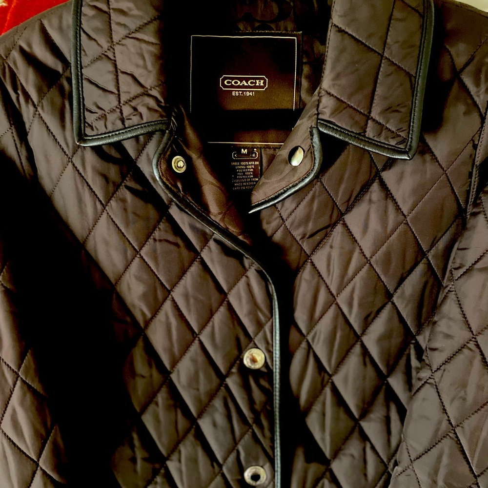 Coach Quilted Jacket size M